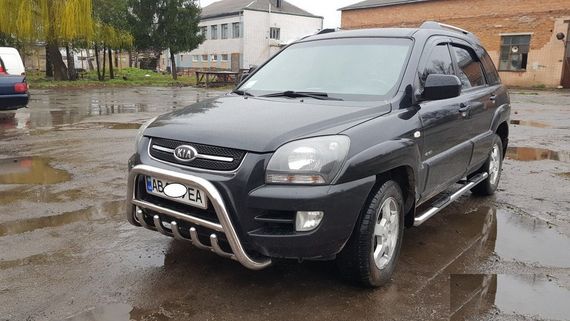 Кенгурятник WT003 (нерж.) для Kia Sportage 2004-2010 гг | Зображення 4