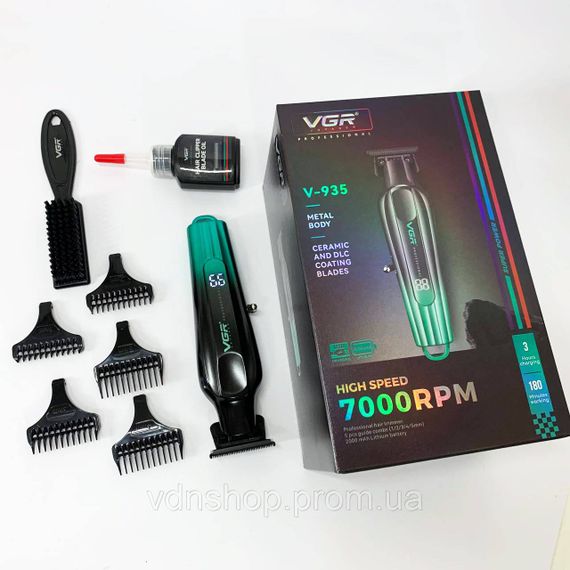 Практичная машинка для стрижки волос VGR, Надежная машинка для стрижки окантовки HG-53 | Зображення 7