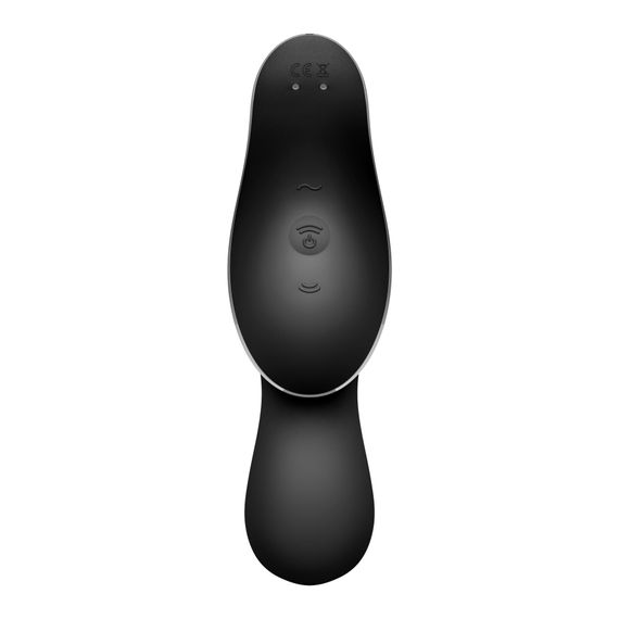Вакуумний стимулятор з вібрацією Satisfyer Curvy Trinity 2 Black | Зображення 2