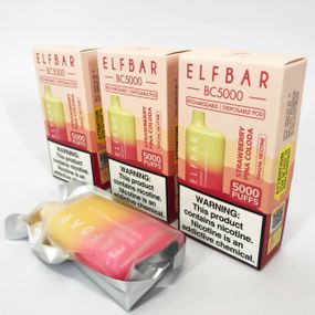 Elf Bar BC5000 смак Полунична Піна Колада (Strawberry Pina Colada)