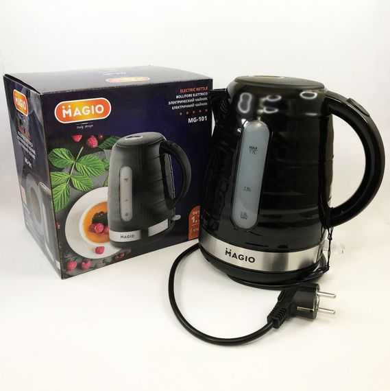 Чайник дисковый MAGIO MG-101, Маленький электрочайник, RJ-844 Электронный чайник | Зображення 7