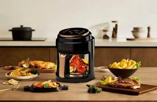 Аерофритюрниця безмасляна сенсорна на 6л Gold Diamond TK9905 3200Вт | Зображення 9