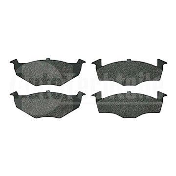 Колодки тормозные передние Skoda Fabia 99-14/ Roomster 07-15/ VW Polo 94-02, AutoTechteile, 369 8009, 0 986 424 361