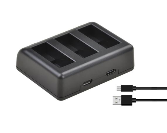 Зарядное устройство Batmax для 3-х аккумуляторов GoPro Hero 9 / Hero 10 / Hero 11 | Зображення 2
