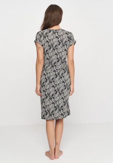 Халат для жінок з абстрактним малюнком, 4XL | Зображення 1