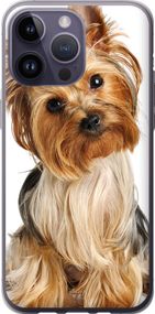Чехол на iPhone 14 Pro Max Йоркширский терьер с хвостиком "930u-2667-17620"