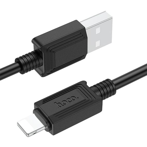 Дата кабель Hoco X73 Ferry USB to Lightning 2.4A (1m) Black | Зображення 2