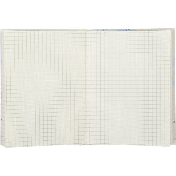 Блокнот FLORA BM.24614102-01 BUROMAX, А6, 64 арк., клітка, тверда обкладинка, мат. ламінація+лак, чорна (4823078978691) | Зображення 1