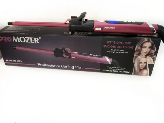 Плойка Для Волосся Афрокудри Pro Mozer Mz 6629 9Мм Афроплойка, Афро Кучері