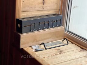 Настенная многофункциональная стойка для хранения кухонных принадлежностей 30 см