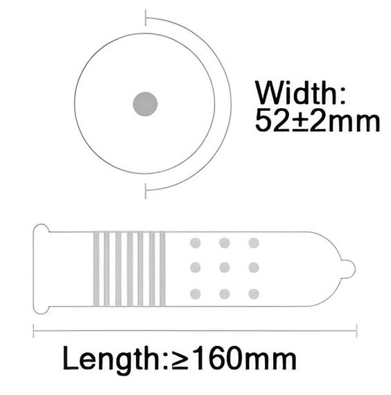 Ультратонкі текстуровані ароматизовані презервативи з гіалуроновим мастилом та термоефектом OLO - KAMA Ice and Fire, 10 шт | Зображення 4