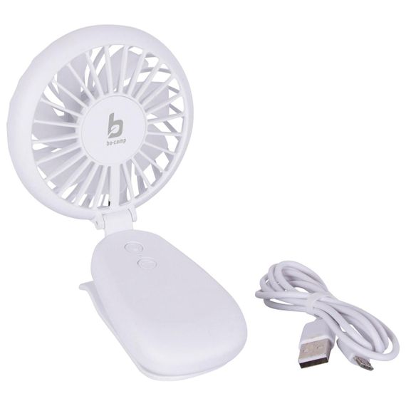 Вентилятор акумуляторний Bo-Camp Mini Fan With Clamp White (8520960) | Зображення 1
