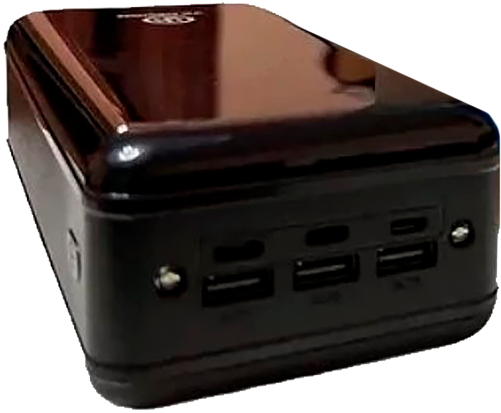 Універсальна мобільна батарея (УМБ) повербанк Power Bank YK DESIGN YK90 50000 mAh чорний (YK90_2350) | Зображення 2