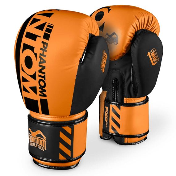 Боксерські рукавиці Phantom APEX Neon Orange 14 унцій (капа в подарунок) | Зображення 1