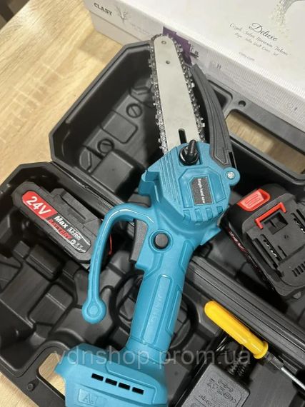 Мини пила  (24В​​​​​​​, 5,0 Ач)  Веткорез компактная и лёгка цепная пила аккумуляторная | Зображення 4