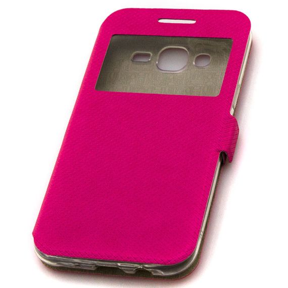 Чохол-книжка Modern 1 вікно Samsung J5 2015 J500 рожевий