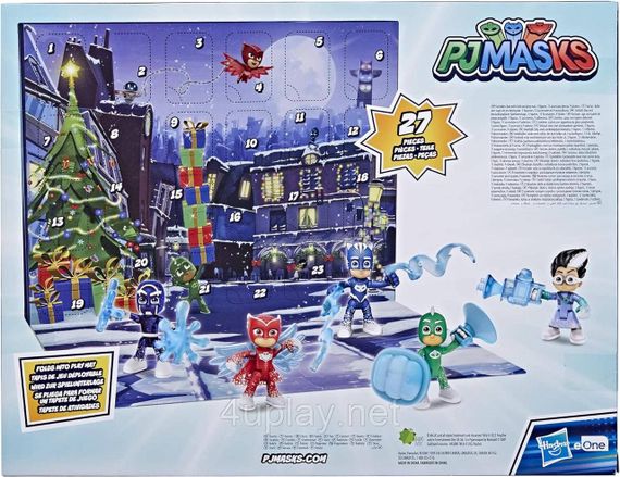 Адвент-календар Герої в масках Оригінал PJ Masks Advent Calendar подарунковий набір | Зображення 1