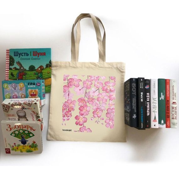Екошопер BookOpt ВК4055 Сакура бежевий | Зображення 1