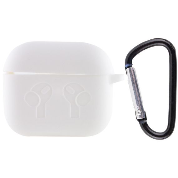 Силіконовий футляр для навушників AirPods 3 Білий / White
