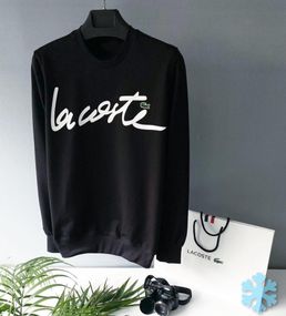 Світшот зима/осінь фліс Lacoste колір чорний