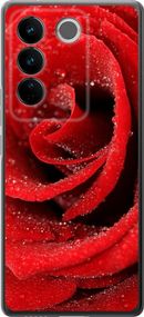 Чехол на Vivo S16 Pro Красная роза "529u-3123-17620"