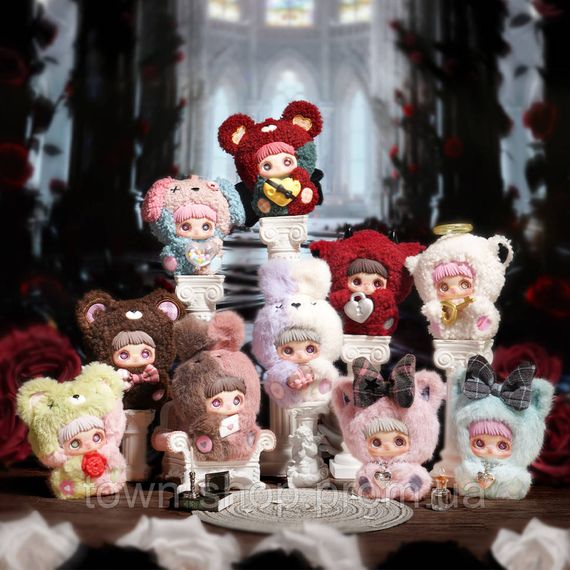 Пушистая фигурка на подвесе Люблю тебя Pop Top HC031 Hi TOY серии "MayMei" | Зображення 1