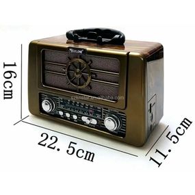 Радіоприймач Портативний з сонячною батареєю XPRO RX-BT-8080 Solar (43620-BT 8080_523)