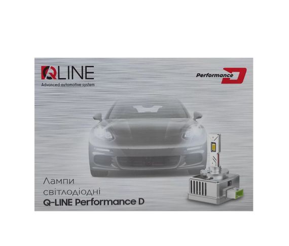 Лампи світлодіодні Qline Performance D1S 90W Canbus 9000Lm 6000K (2шт) | Зображення 1