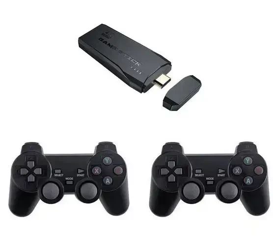 Игровая ТВ-приставка M8 mini 4K на Android TV с встроенным эмулятором ретро-игр и джойстиками | Зображення 2