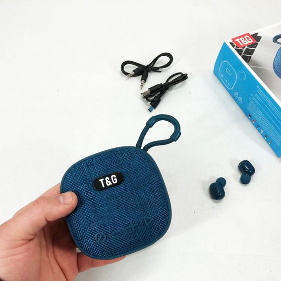 Портативная колонка с поддержкой bluetooth TG813, Безпроводная bluetooth колонка акамуляторна VH-10 | Зображення 5