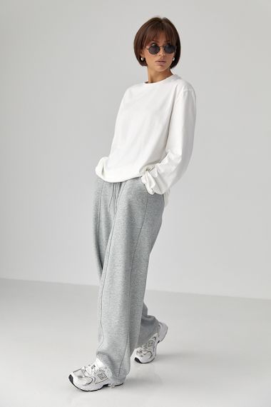 Однотонний базовий лонг oversize - білий цвет, ONE SIZE (є розміри) | Зображення 2