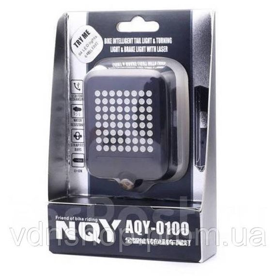 Стоп-сигнал-поворот велосипедний в зборі, Велофара із заднім стоп-сигналом, Ліхтар задній вело QU-94 | Зображення 6