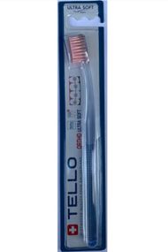 Ортодонтична зубна щітка Tello 4920 Ortho Ultra Soft, d 0.10 mm, рожева