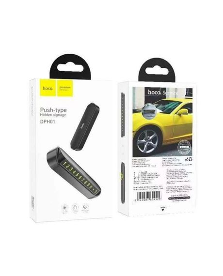 Паркувальна автовізитка Hoco DPH01 на панель автомобіля Black | Зображення 5