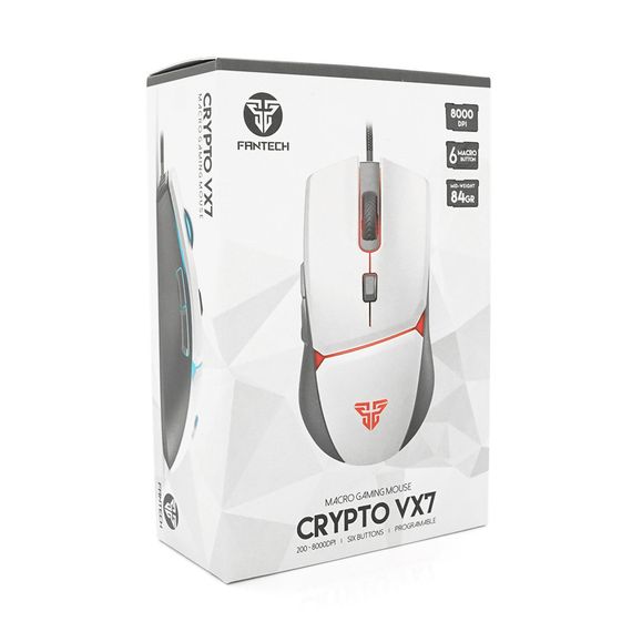 Игровая мышь ведущая CRYPTO VX7 SPACE EDITION, 6 кнопок, 200-8000 DPI, 1.8м | Зображення 2