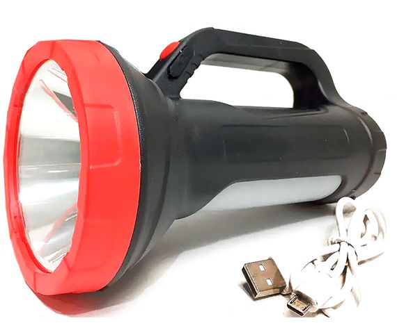 Ліхтар пошуковий (прожектор) XPRo Rechargeable Search Light Portable Highlight 50W із USB зарядкою чорний (Rechargeable_Search_411)