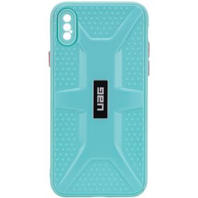 Чехол TPU+PC UAG для Apple iPhone X / XS (5.8") TPU+PC, Full camera, Бирюзовый
