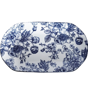 Блюдо овальне 30см блакитний 7078319 Blossom LIMITED EDITION