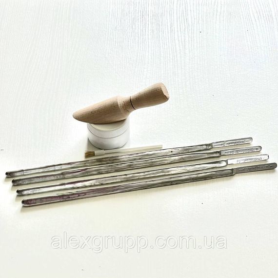 Набір для лудіння Wurth (Паста 100g и 1кг олова S-Pb60Sn40, лопатка)