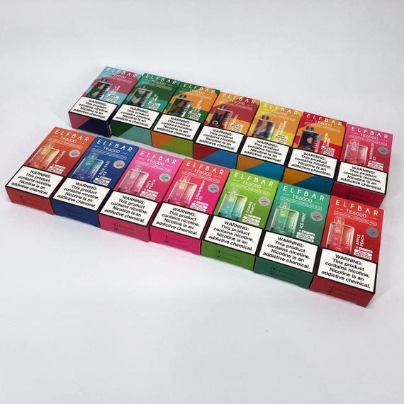 Elf Bar TE6000 5%. Зеленый Манго Гуава (Green Mango Guava) | Зображення 7