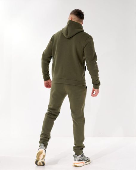 Теплый спортивный костюм мужской, трехнить, Persian L-725 Хаки, 46–48 | Зображення 7