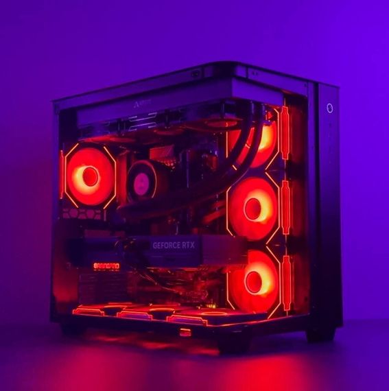 Ігровий ПК GAMING PC Tower / Intel Xeon E5-2640 v3 (8 (16) ядер по 2.6 - 3.4 GHz) / 16 GB DDR4 / 500 GB SSD / AMD Radeon RX 580, 8 GB GDDR5, 256-bit б/в | Зображення 1