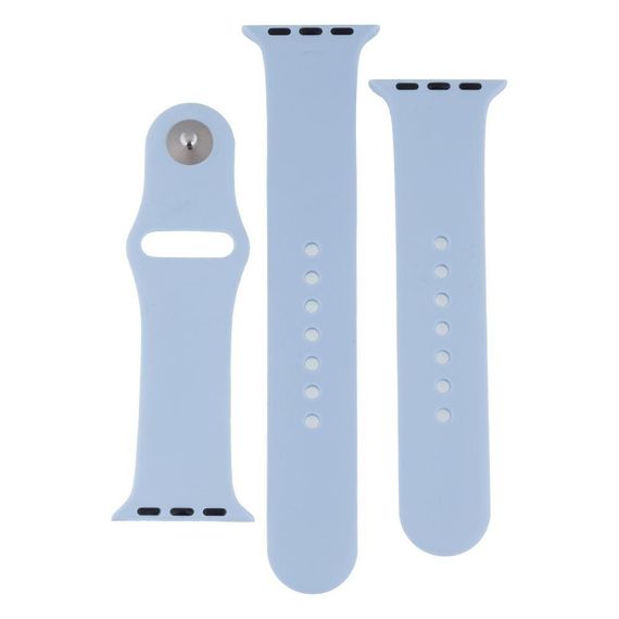 Ремінець для Apple Watch Band Silicone Two-Piece 38/40/41 mm Колір 50.Canary Yellow | Зображення 2