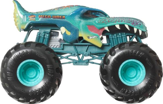 Монстр-трак Хот Вілс Мега-Рекс 1:24 Оригінал Hot Wheels Monster Truck Mega-Wrex | Зображення 2