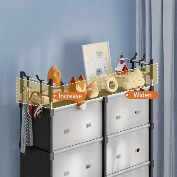 Полиця для взуття / закритий стелаж AND LY-1048 | Зображення 2