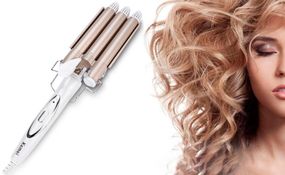 Тройная плойка Kemei KM-1010