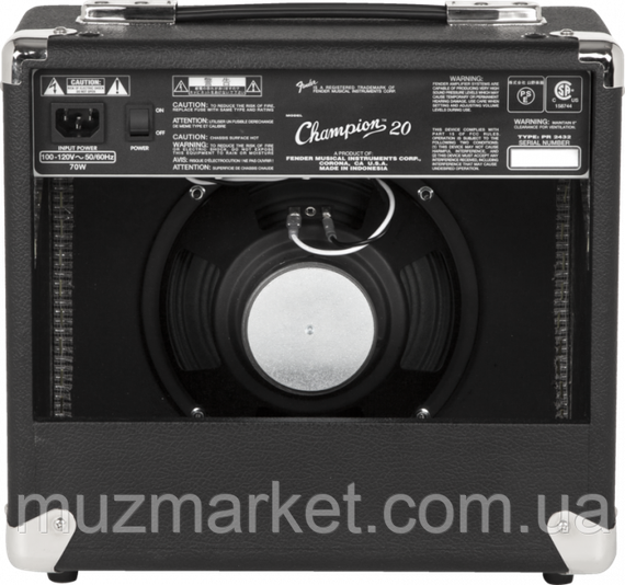 Комбопідсилювач Fender Champion 20 | Зображення 3