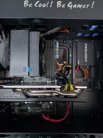 Ігровий ПК GameMax Nova Tower / Intel Core i5-3470 (4 ядра по 3.2 - 3.6 GHz) / 16 GB DDR3 / 512 GB SSD + 500 GB HDD / AMD Radeon RX 570, 4 GB GDDR5, 256-bit / 400W б/в + Подарунок Кабель DVI + живлення | Зображення 4