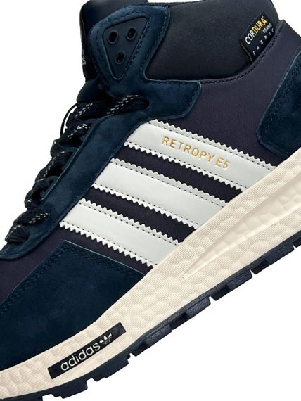 Кросівки зимние чоловічі Retropy E5 Navy White Fur ,  зима , Вьетнам 45 28 - 28.5 см | Зображення 8