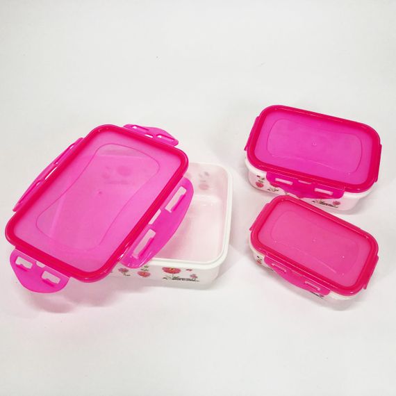 Набор пластиковых судков UNIQUE UN-1511. Цвет: розовый JZ-12 | Зображення 6